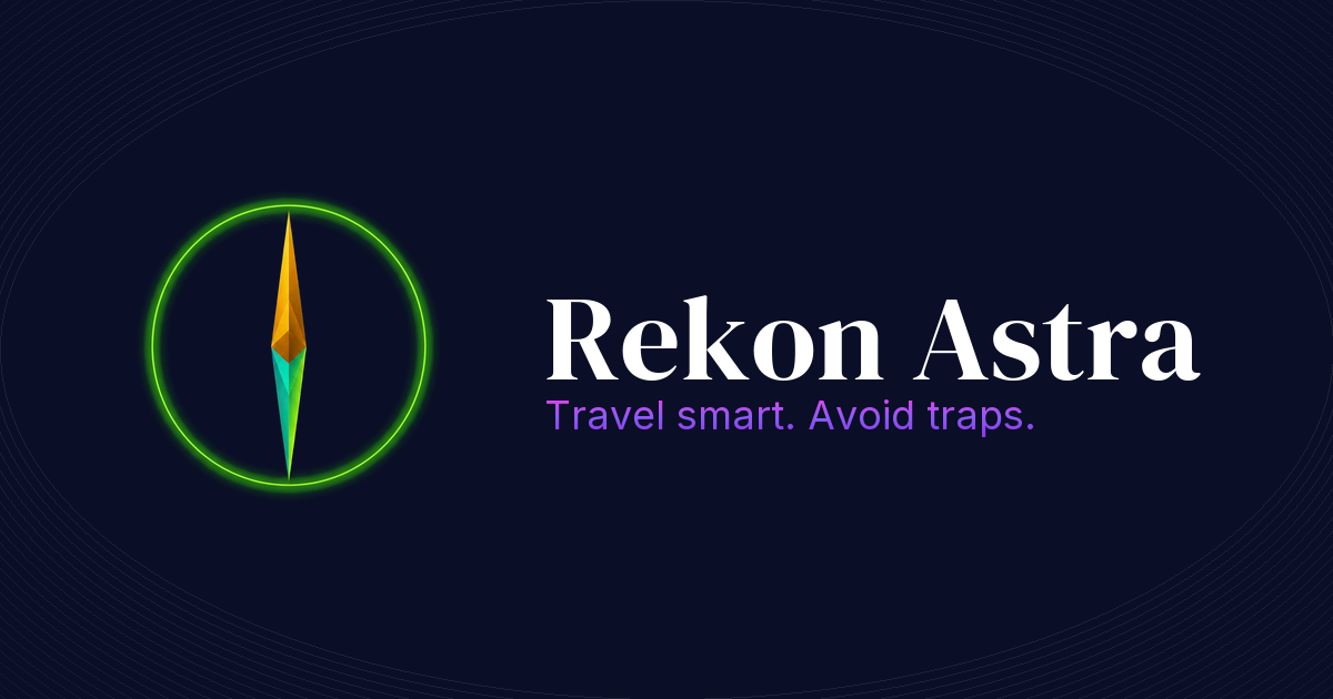 Zero Traps Trip — Travel smart + Avoid Traps